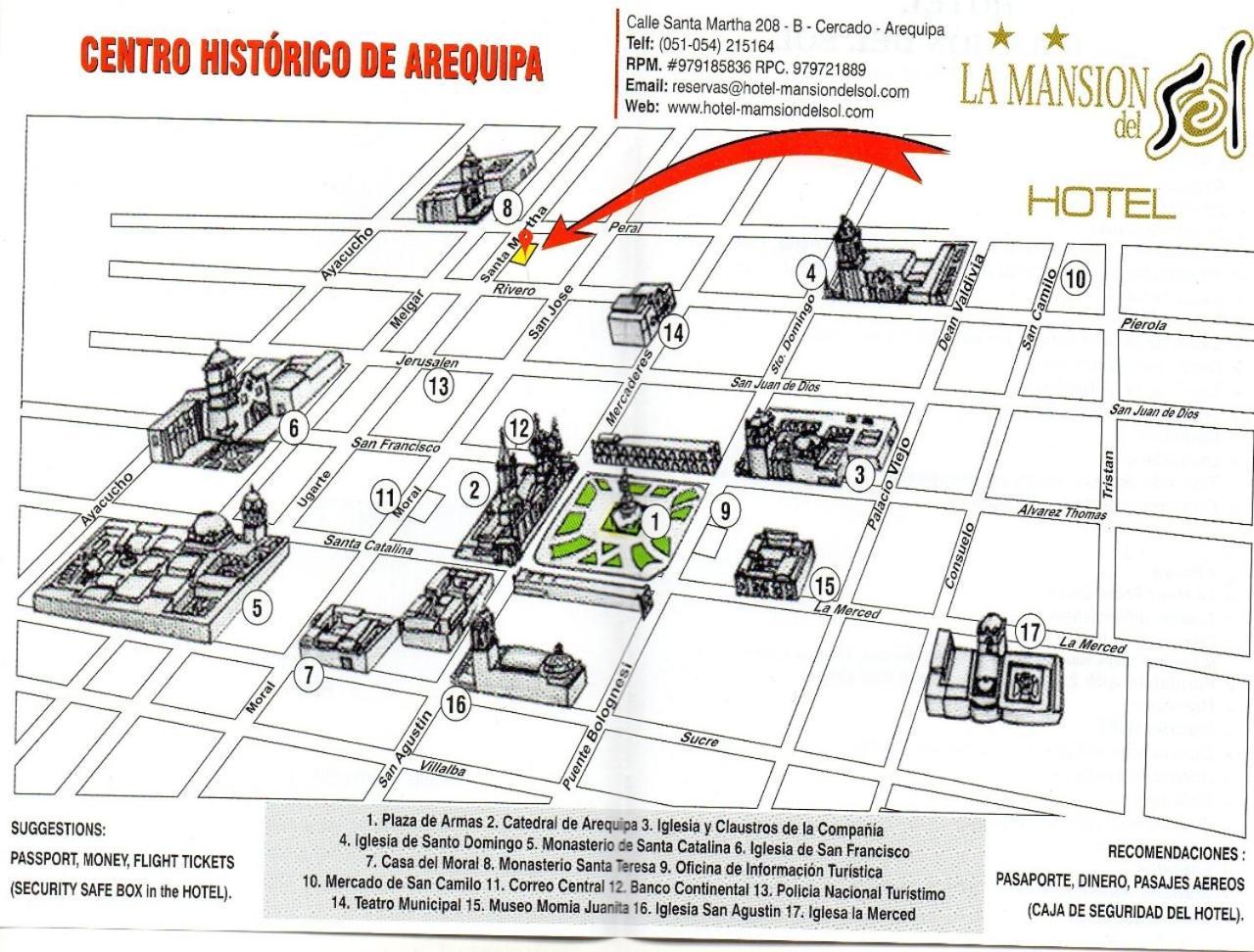 Hotel La Mansion Del Sol Arequipa Exterior photo